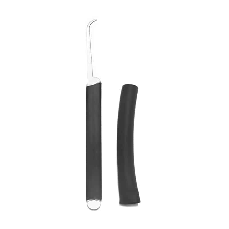 Black shrink tubing handles (with glue)