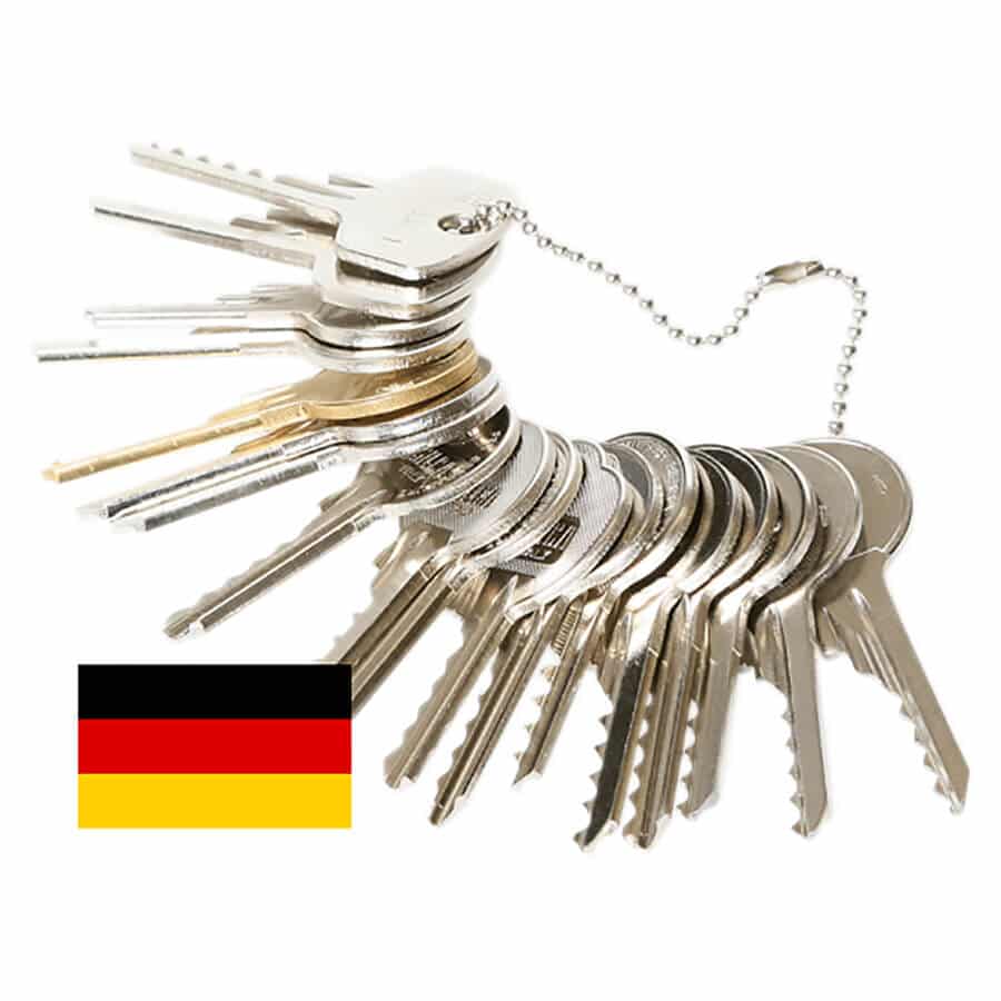 Bump Keys – Set 1 EN (Europe) 11 pcs.