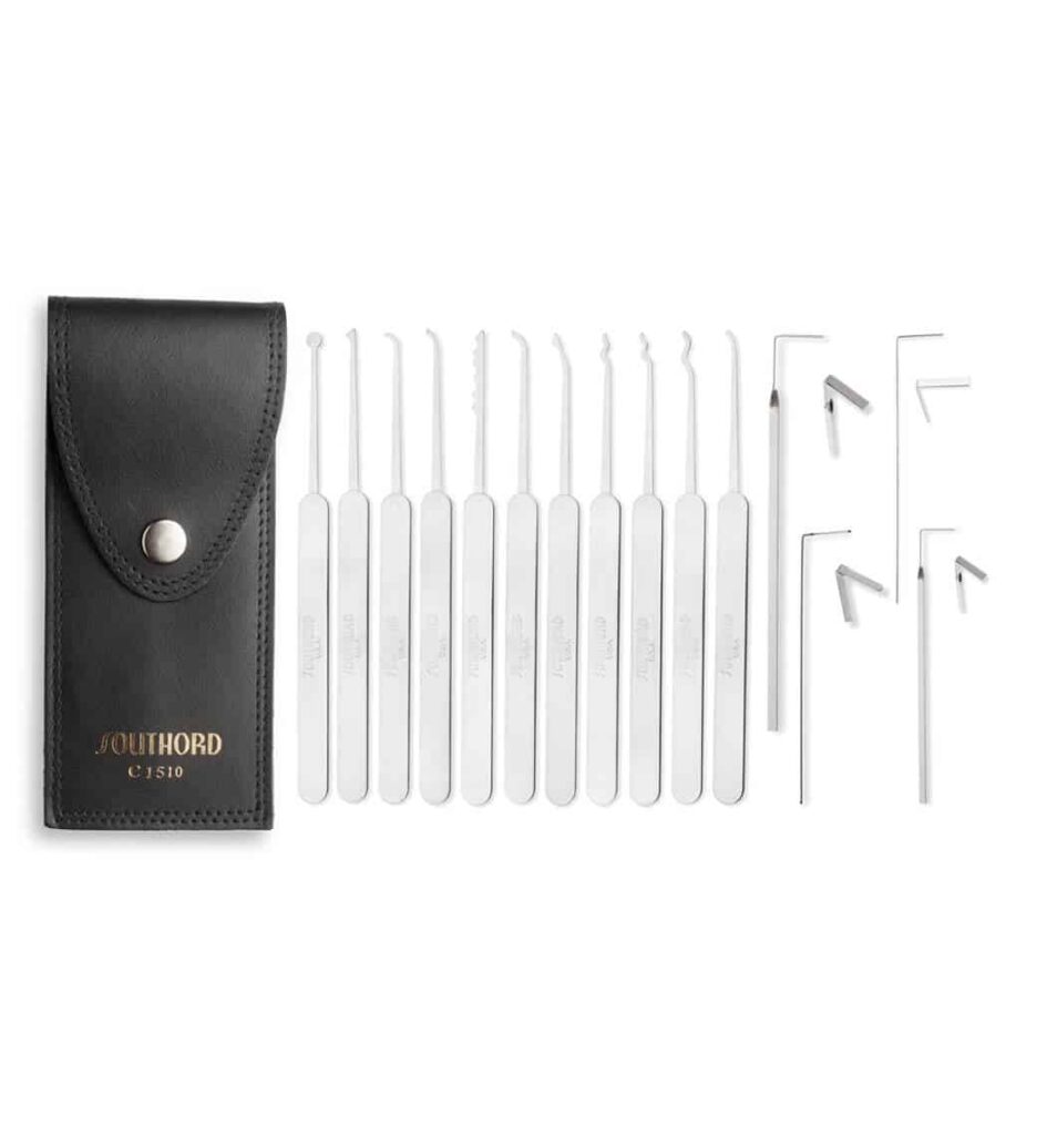 SouthOrd Slimline Lockpick Set (15 pcs)