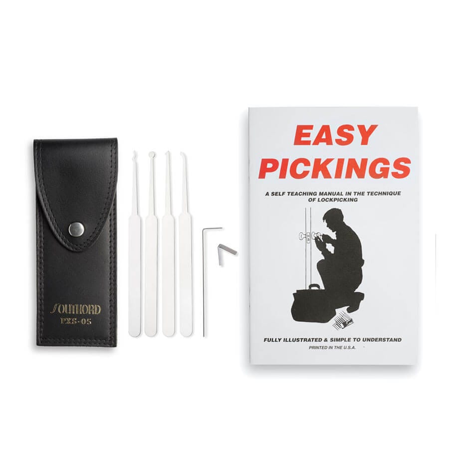 SouthOrd Lockpick Set (5 pcs.) with Manual