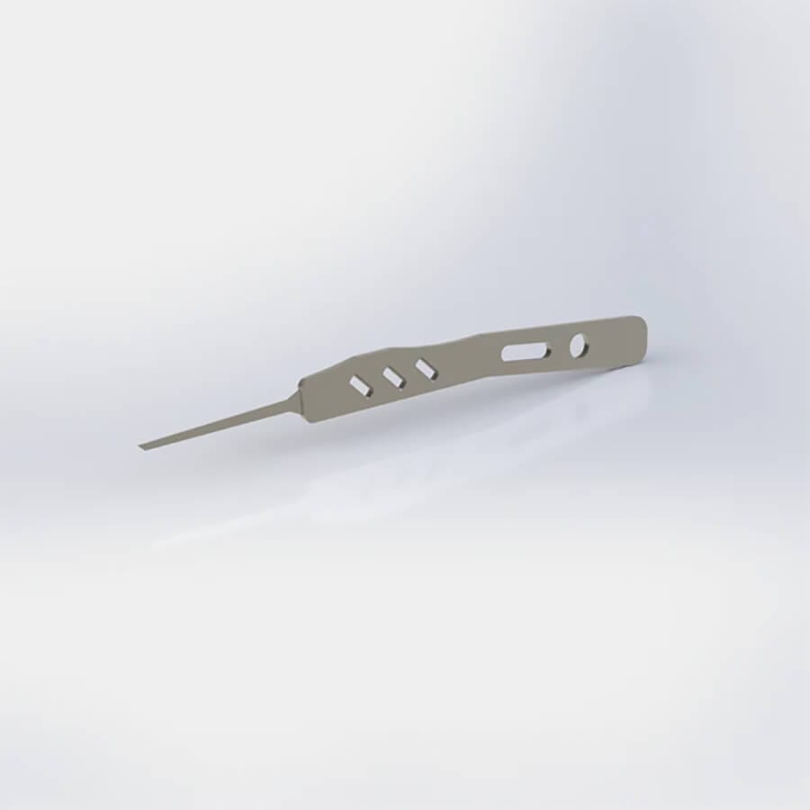 Straight Knife 1 Bypass tool 0.6mm