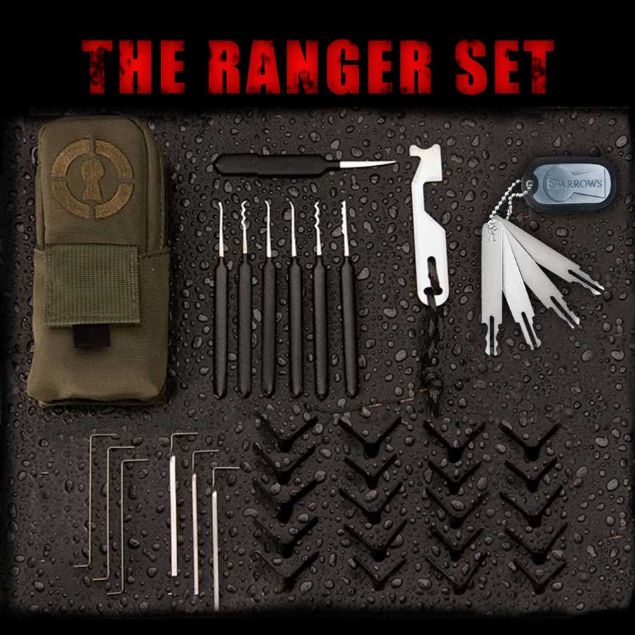 Sparrows Ranger Lockpick Set Green