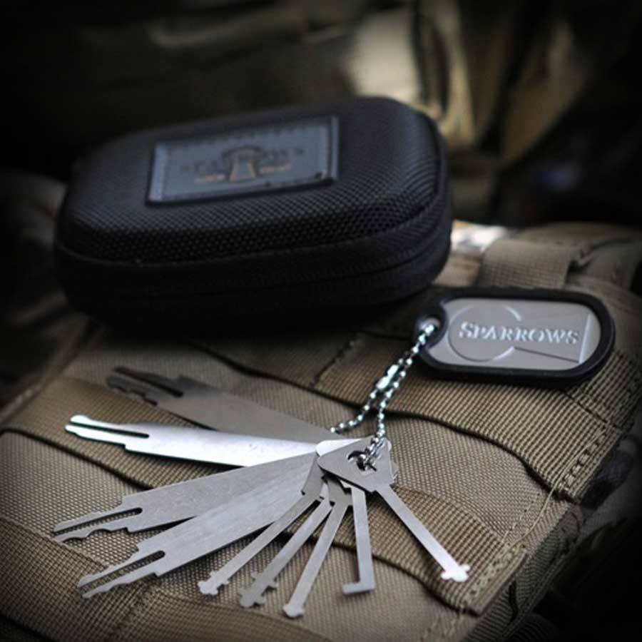 Sparrows Warded & Wafer Pick Set with Case