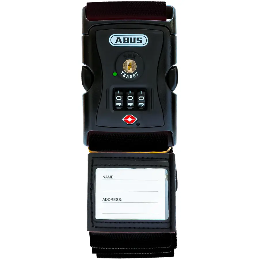 Abus TSA Lock with Luggage Belt