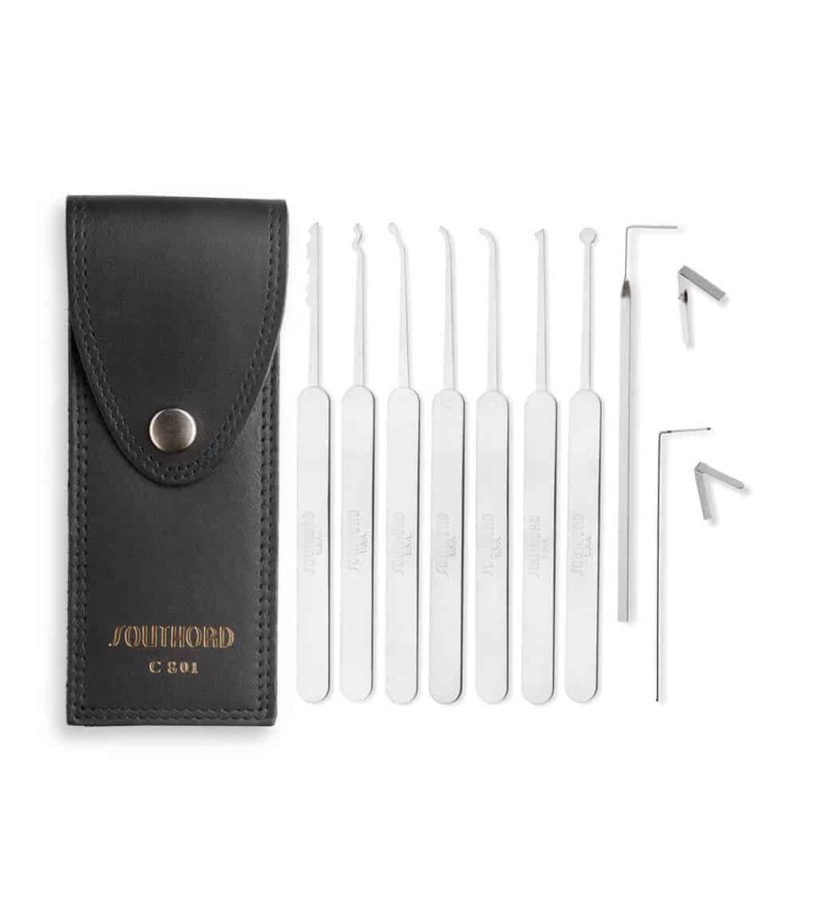 SouthOrd Slimline Lockpick Set (9 pcs)