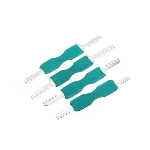 Padlock Comb Picks Set of 4