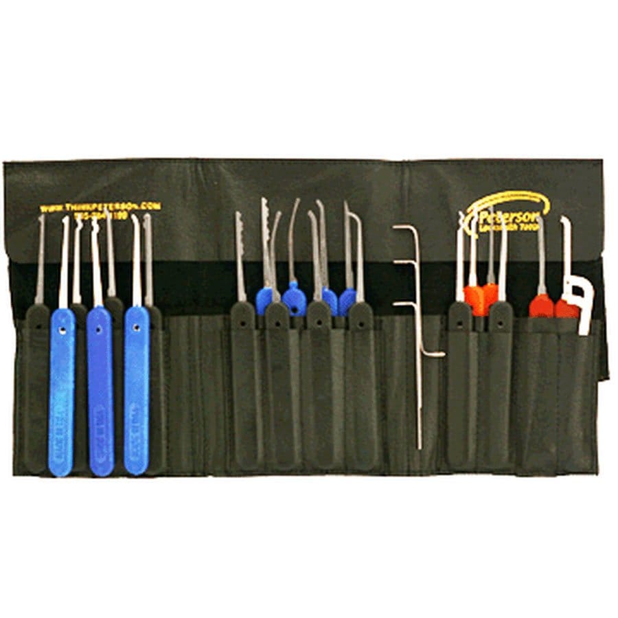 Peterson Government Steel Lockpick Set (20 pcs)