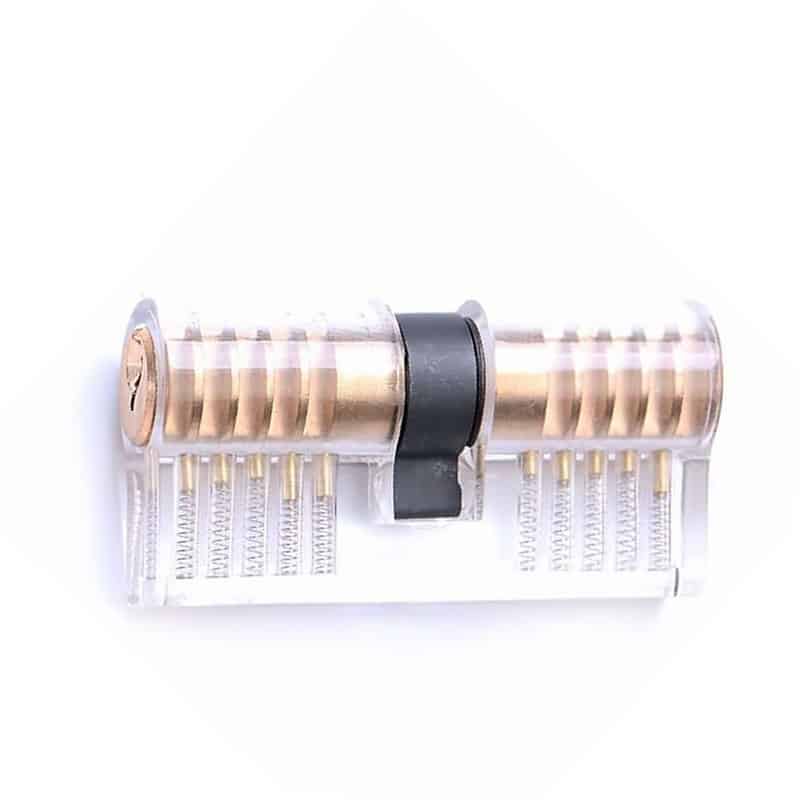 Double-sided Transparent Cylinder Lock