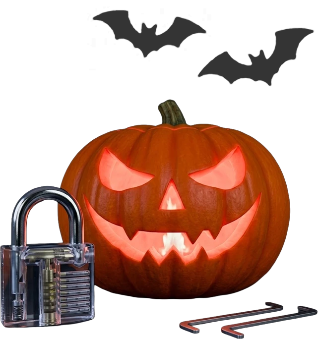 Halloween gift weeks: free TOK tension pro and transparent padlock with your order